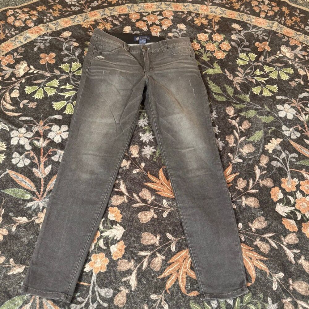 Democracy “Ab”solution Gray Washed Skinny Jeans | Size 10 | Style B1105MOP2